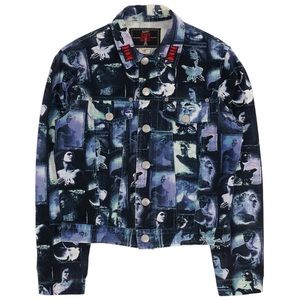 Jean Paul Gaultier Fall 1991 Roman Greek Faces Trucker jacket